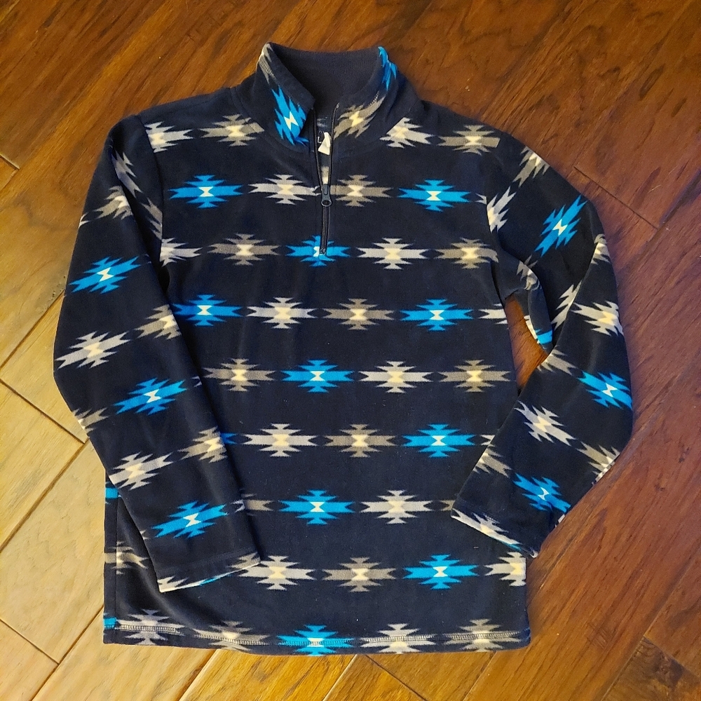 Boy's Quarter Zip Fleece Pullover - Like New!